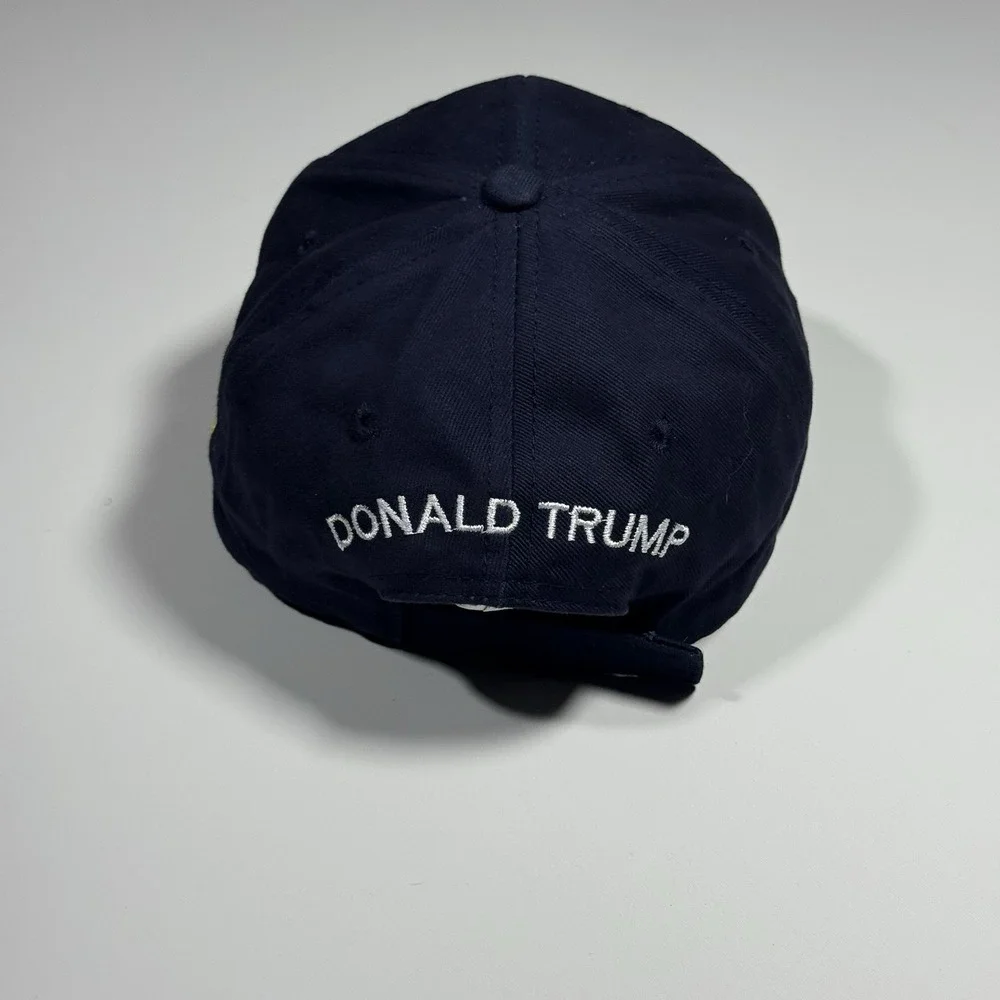 Navy Blue Trump 2024 Hat Keep America Great USA Adjustable Baseball Cap Mens